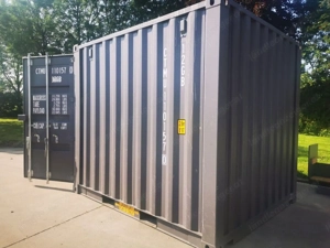 Gebrauchter 10-Fuß-Versandcontainer   Einwandfreier Zustand   Ideal für sichere Lagerung Werkstatt Bild 2
