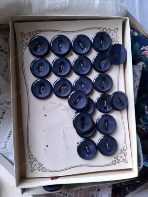 Alte schöne Kleiderknöpfe | zirka 1900 - 1915 | Zustand Neu Bild 3