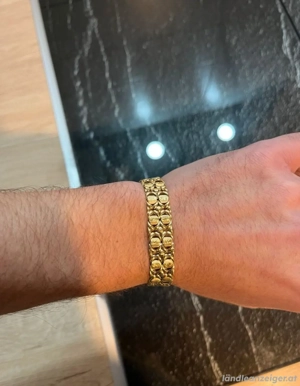 Armband aus 14-karätigem 585er Gold. Bild 2