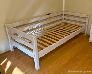 FLEXA Classic Halbhohes Bett mit senk. Leiter und Rutsche Kinder Bild 5