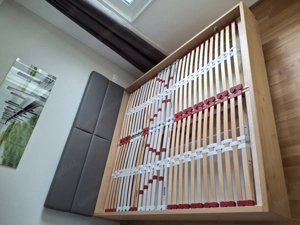 Doppelbett Balkaneiche mit Kopfteil Bild 6