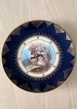 Alt Wiener Porzellan Teller