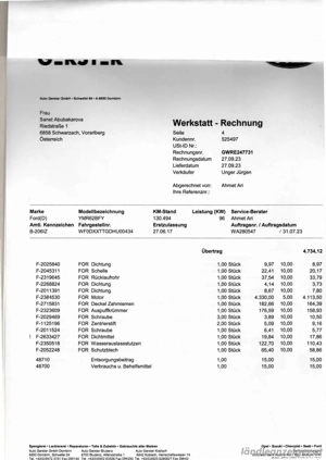 Ford Transit Pritsche 3.5t, 2.0 TDCI. 162.000 km. Motor neu bei 130.000 km (jetzt 32.000 km) Bild 4