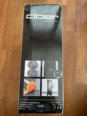 Verkaufe Cloer Herz-Waffeleisen **NAGELNEU** Bild 2