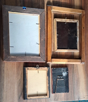 5 alte kleine Rahmen Bilderrahmen Fotorahmen Vintage Bild 4