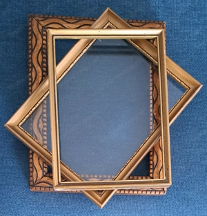 3 alte Goldrahmen Rahmen Fotorahmen Vintage Bilderrahmen  Bild 3