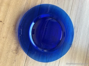 Teller blau groß   Platzteller