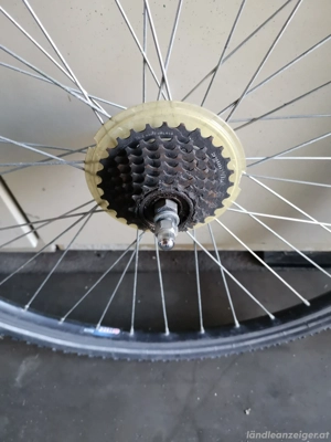 E Bike Hinterrad und Vorderrad 