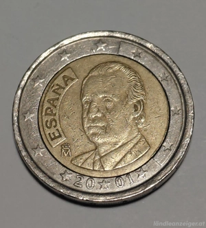 2 Euro Münze 2001 Spanien 