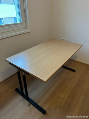 Schreibtisch Buche 1,40 x 0,80m Bild 2