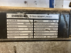 Endress Stromgenerator Bild 2