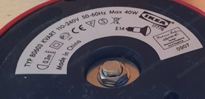 Ikea Tischlampe Schreibtischlampe rot Bild 3