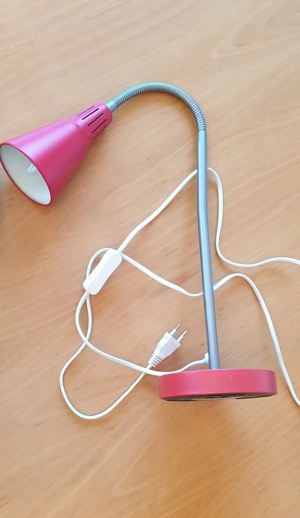 Ikea Tischlampe Schreibtischlampe rot Bild 4