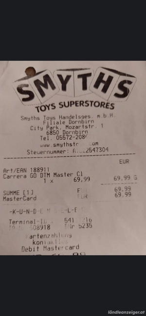 Carrera Bahn aus Nov 2024 Bild 3