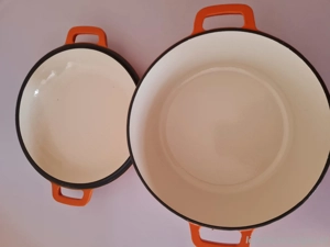 Gusseisen Emailtopf neu Bild 2