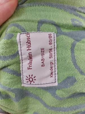 Babytrage - Fräulein Hübsch Mei Tai Babysize Bild 2