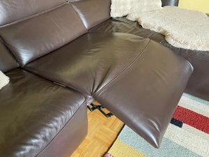 Ledercouch dreiteilig, L-förmig Bild 3
