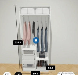 Kleider Schrank Kleiderschrank  Bild 3