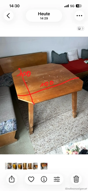 Tisch und Eckbank günstig Bild 4