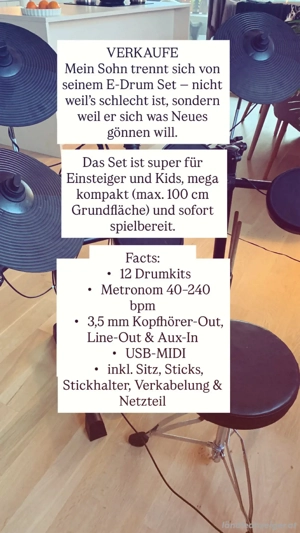 E-Drum Set  Bild 2