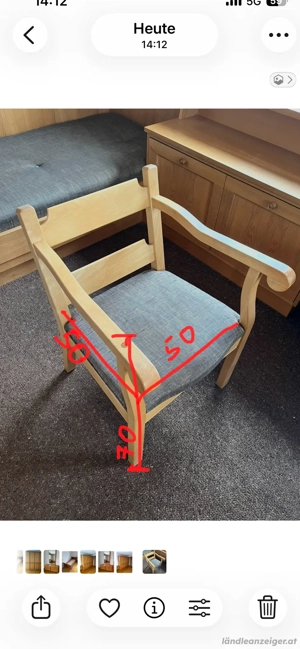 Stühle Vollholz  Bild 2