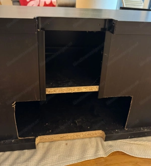 Ikea Besta TV Bank schwarzbraun zu verschenken Bild 4