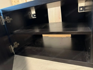 Ikea Besta TV Bank schwarzbraun zu verschenken Bild 3