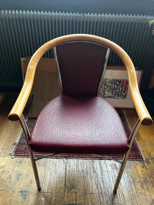 Stuhl mit Ledersitz  Bild 2