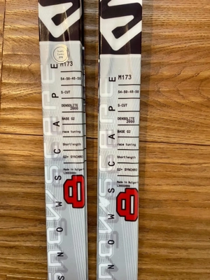 Langlaufschi mit Bindung, Stöcke Bild 4