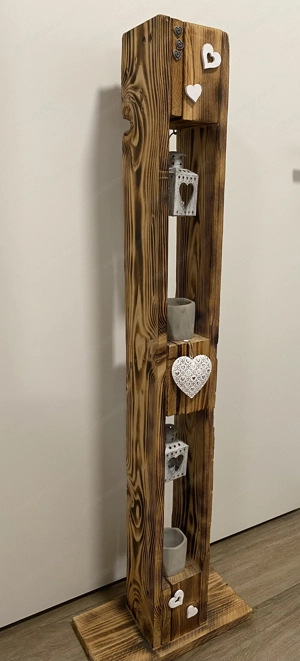 Deko-Gestell aus Holz, inkl. Deko, H=1,22m