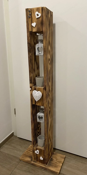 Deko-Gestell aus Holz, inkl. Deko, H=1,22m Bild 3