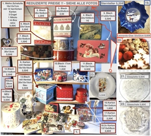 Weihnachten Keksdose Schatulle Box Stern