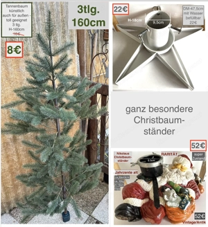 Weihnachten Baum Dorf Christbaumständer Bild 9
