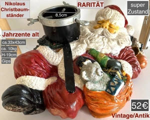 Christbaumständer Nikolaus & Stern Bild 4