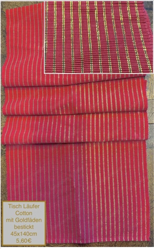 Tischtuch Tischläufer Mitteldecke 5 FOTOS! Bild 7