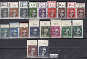 10 Briefmarken Sätze EU Lokajausgaben mit Aufdruck Postfrisch Bild 5