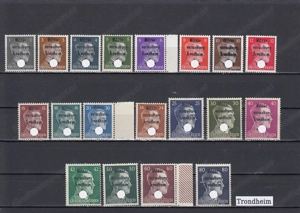 10 Briefmarken Sätze EU Lokajausgaben mit Aufdruck Postfrisch Bild 10