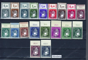 10 Briefmarken Sätze EU Lokajausgaben mit Aufdruck Postfrisch Bild 8