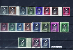 10 Briefmarken Sätze EU Lokajausgaben mit Aufdruck Postfrisch Bild 9