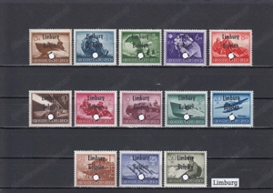 10 Briefmarken Sätze EU Lokajausgaben mit Aufdruck Postfrisch Bild 7