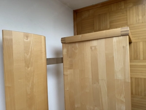 Sitzbank Ahorn mit Rückenlehne  Bild 4