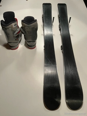 Kinderski 90 cm, Opt mit Skischuh Bild 3