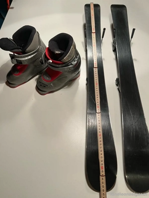 Kinderski 90 cm, Opt mit Skischuh Bild 2