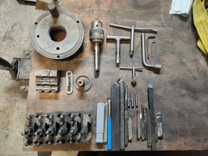 Drehmaschine mit Zubehör Bild 5