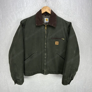 Carhartt Detroit Jacke Blanket Lined Herren Medium J97 MOS Moosgrün-