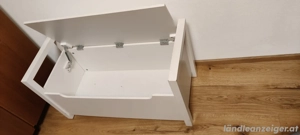 Sitztruhe mit Stauraum ohne Auflagen. Spielzeugtruhe Bild 3