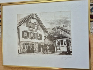 Bilder von Günter Gruber, Druck Radierung, Zeitgenössische Kunst