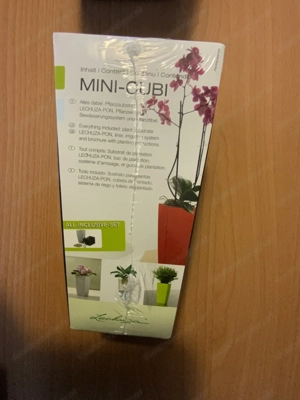 Pflanzgefäß: MINI-CUBI von Lechuza mit Bewässerung, NEU Bild 2