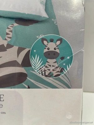 Kinderbettwäsche mit Zebra Bild 3