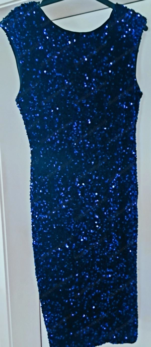 Damenabendkleid blau Bild 3